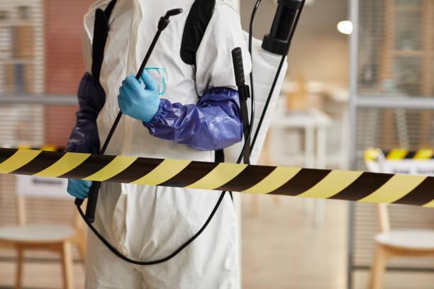 Professional Sewage Cleanup technician working in Eatontown, NJ